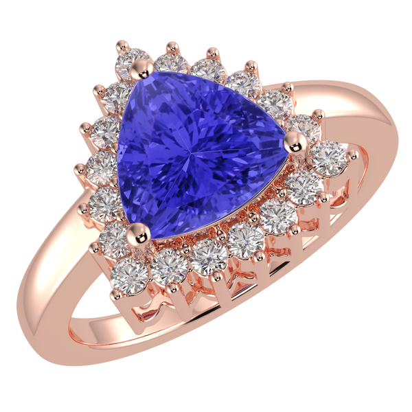 RTRA1006-Sierra -Trillion Tanzanite Ring