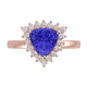 RTRA1006-Sierra -Trillion Tanzanite Ring