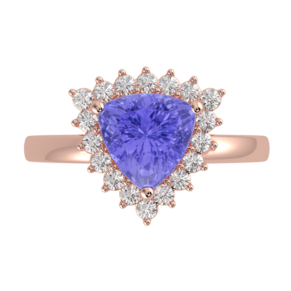 RTRA1006-Sierra -Trillion Tanzanite Ring