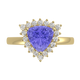 RTRA1006-Sierra -Trillion Tanzanite Ring