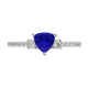 RTRA1007-Susan - Trillion Tanzanite Ring