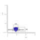RTRA1007-Susan - Trillion Tanzanite Ring