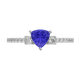 RTRA1007-Susan - Trillion Tanzanite Ring