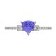 RTRA1007-Susan - Trillion Tanzanite Ring