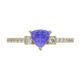 RTRA1007-Susan - Trillion Tanzanite Ring