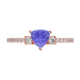 RTRA1007-Susan - Trillion Tanzanite Ring