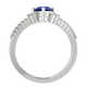 RTRA1007-Susan - Trillion Tanzanite Ring