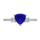 RTRA1007-Susan - Trillion Tanzanite Ring