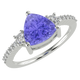 RTRA1007-Susan - Trillion Tanzanite Ring