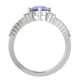 RTRA1007-Susan - Trillion Tanzanite Ring