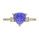 RTRA1007-Susan - Trillion Tanzanite Ring