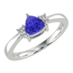 RTRA1008-Janet - Trillion Tanzanite Ring