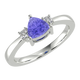 RTRA1008-Janet - Trillion Tanzanite Ring
