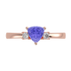 RTRA1008-Janet - Trillion Tanzanite Ring