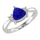 RTRA1008-Janet - Trillion Tanzanite Ring