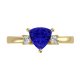 RTRA1008-Janet - Trillion Tanzanite Ring