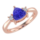 RTRA1008-Janet - Trillion Tanzanite Ring