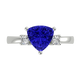 RTRA1008-Janet - Trillion Tanzanite Ring