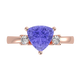 RTRA1008-Janet - Trillion Tanzanite Ring