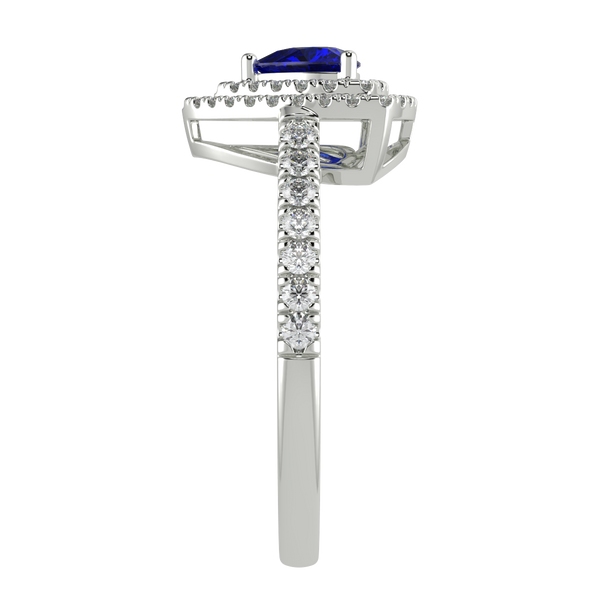 RTRA1009-Maria - Trillion Tanzanite Ring