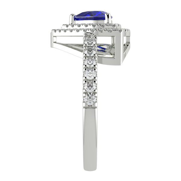 RTRA1009-Maria - Trillion Tanzanite Ring