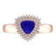 RTRA1010-Marissa -Trillion Tanzanite Ring