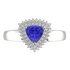 RTRA1010-Marissa -Trillion Tanzanite Ring
