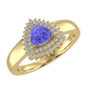 RTRA1010-Marissa -Trillion Tanzanite Ring