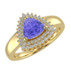 RTRA1010-Marissa -Trillion Tanzanite Ring