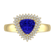 RTRA1010-Marissa -Trillion Tanzanite Ring