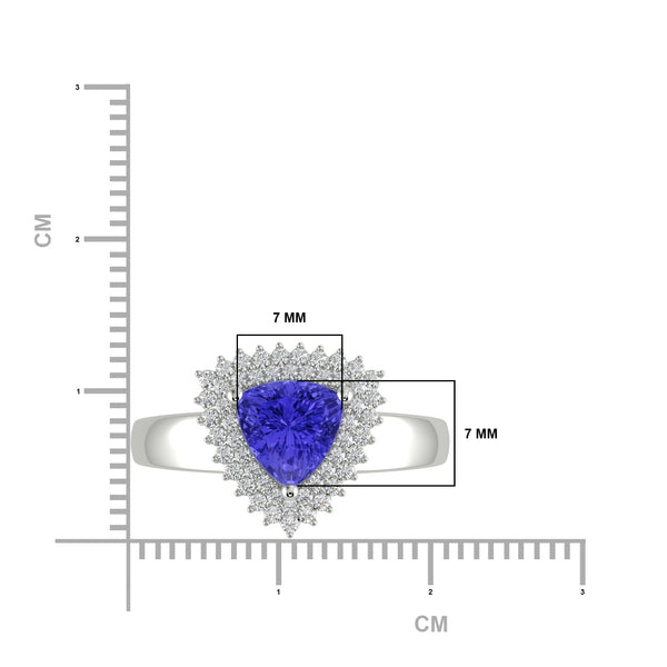 RTRA1010-Marissa -Trillion Tanzanite Ring