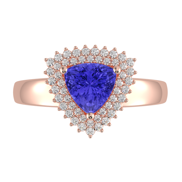 RTRA1010-Marissa -Trillion Tanzanite Ring