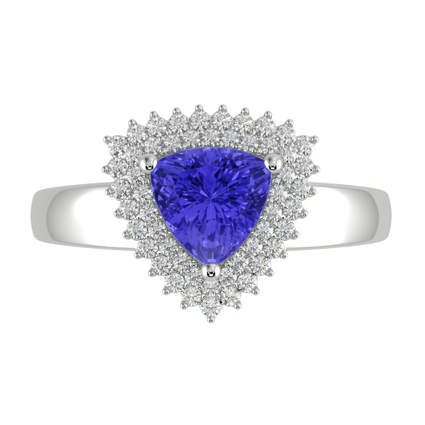 RTRA1010-Marissa -Trillion Tanzanite Ring