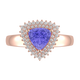 RTRA1010-Marissa -Trillion Tanzanite Ring