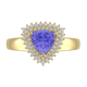 RTRA1010-Marissa -Trillion Tanzanite Ring