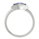 RTRB1002-Molly -Trillion Tanzanite Ring