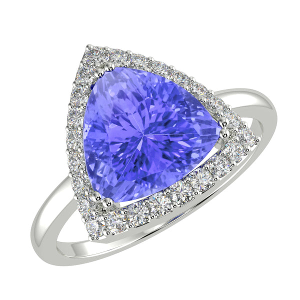 RTRB1002-Molly -Trillion Tanzanite Ring