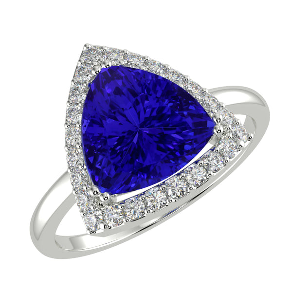 RTRB1002-Molly -Trillion Tanzanite Ring