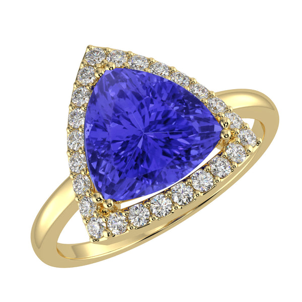 RTRB1002-Molly -Trillion Tanzanite Ring