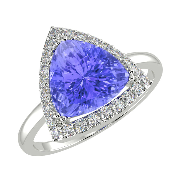 RTRB1002-Molly -Trillion Tanzanite Ring