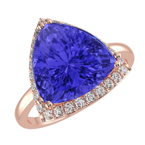 RTRB1002-Molly -Trillion Tanzanite Ring