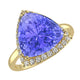 RTRB1002-Molly -Trillion Tanzanite Ring