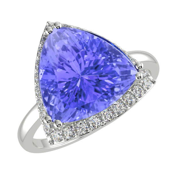 RTRB1002-Molly -Trillion Tanzanite Ring