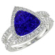 RTRB1005-Lacey -Trillion Tanzanite Ring