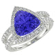 RTRB1005-Lacey -Trillion Tanzanite Ring