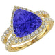 RTRB1005-Lacey -Trillion Tanzanite Ring