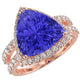 RTRB1005-Lacey -Trillion Tanzanite Ring