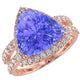 RTRB1005-Lacey -Trillion Tanzanite Ring