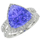 RTRB1005-Lacey -Trillion Tanzanite Ring