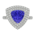 RTRB1009-Caryl -Trillion Tanzanite Ring